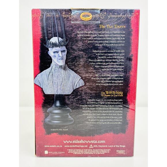 Sideshow Weta Witch-King of Angmar in True Form 1:4 Bust LOTR Two Towers - Picture 6 of 9